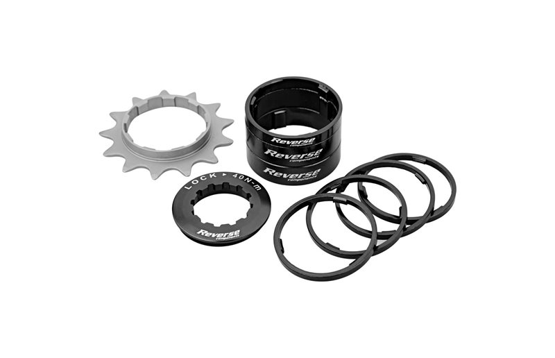 Takaratas-setti yksivaihteinen Reverse Single Speed Kit Black 13T