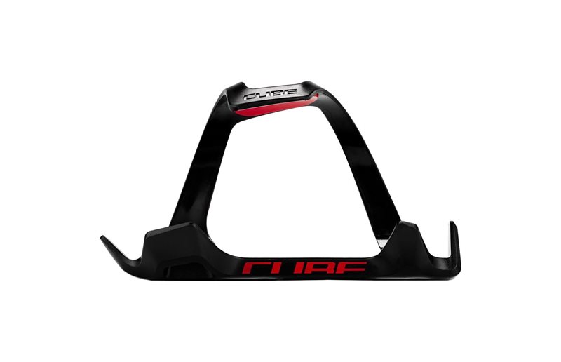 Pulloteline Cube HPP Left-Hand Sidecage Bottle Holder Musta/Punainen - Vasen