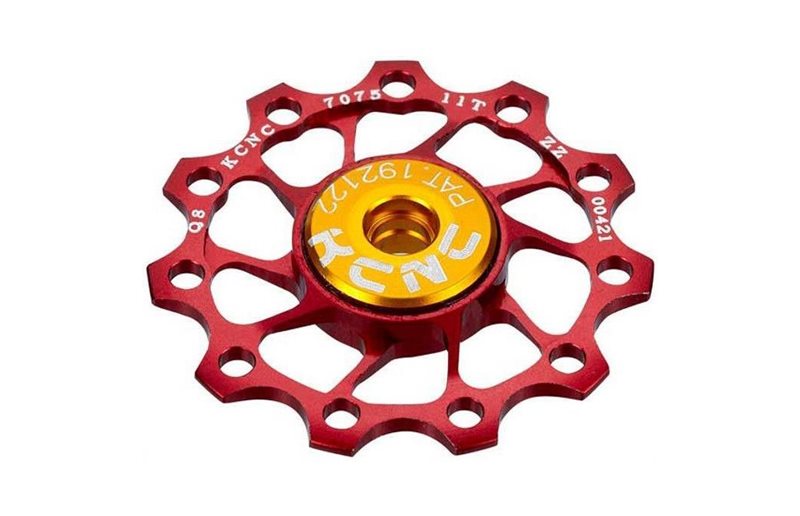 KCNC Ultra Jockey Wheel 12T SS Bearing Red