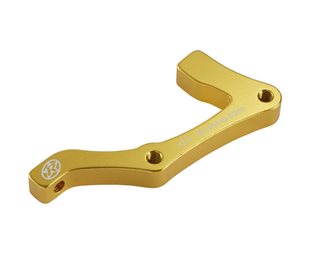 Reverse IS-PM 203 Brake Adapter Shimano Rear Wheel Gold