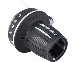 SRAM MRX Comp Grip Shift Grip Shifter 5-Speed Rear / Right-Hand