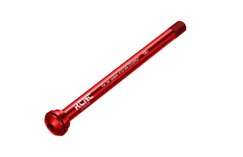 KCNC KQR08-SR Thru-Axle 12x142mm Maxle Red