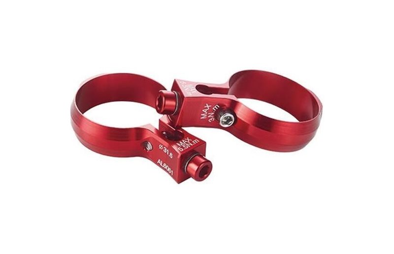 Flaskeholdere KCNC Seat Post Clamp ¥309mm Red