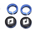Gripin lukkorengas ODI Clamping Ring Lock Jaws w/Snap Caps Blue
