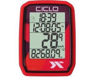 Ciclosport Protos 205 Bike Computer Red