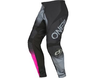 O'Neal Element Pants Women Racewear-Black/Gray/Pink
