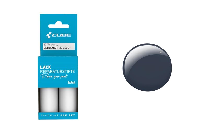 Cube Touch-Up Pen Set 2x9ml Ultramarine Blue Glossy