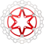 Alligator Diamond 2P Floating Disc Brake Rotor