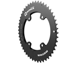 Rotor Q-Ring Chainring for Shimano GRX 4-Arm 110mm 48T Outside