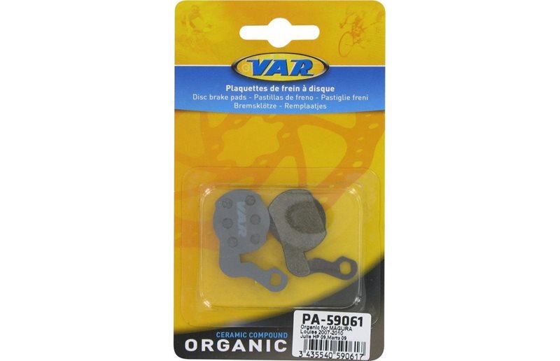 VAR Brake Pads Organic for Magura Louise/Julie HP 09/Marta 09