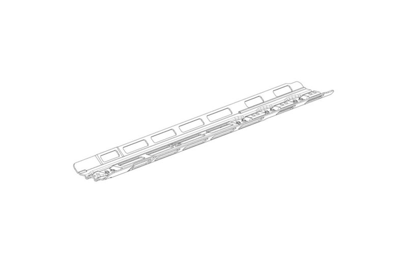 Bosch Mounting Rail Horizontal for 750Wh Powertube Battery