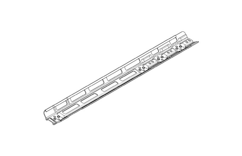 Bosch Mounting Rail Vertical for 750Wh Powertube Battery with Protection