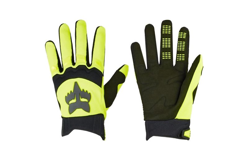 Fox Dirtpaw Gloves Men Fluo Yellow