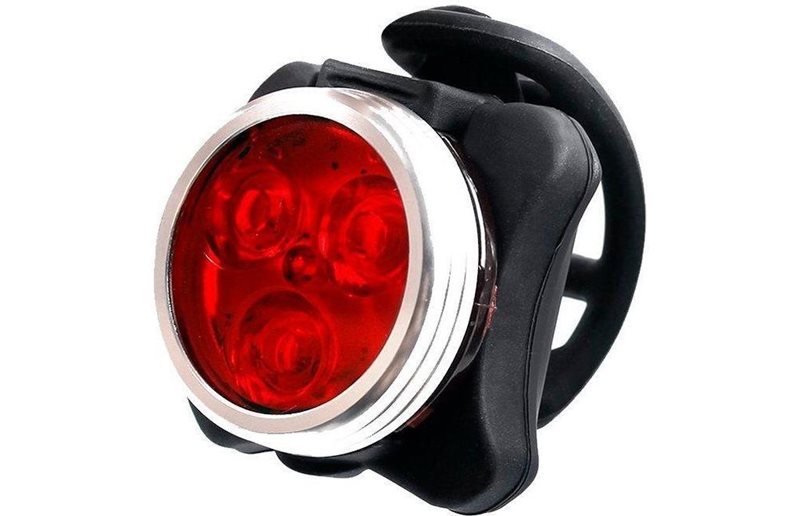 Birk Cykellampa Spot Flash bak Svart/Röd