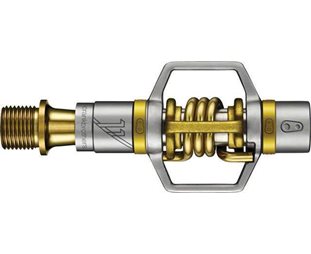 Cykelpedaler Crankbrothers Eggbeater 11 sølv/guld inkl. pedal klodser