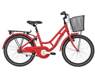 Winther Lasten polkupyörä Granny 3-vaihteinen Matta punainen M. punainen