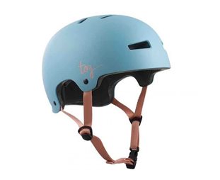 Pyöräilykypärä TSG Evolution Solid Color Helmet Women Satin Porcelain Blue