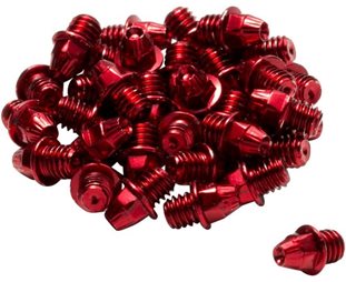 Polkimen nastat Reverse Pedal Pin Set M4 24kpl Punainen