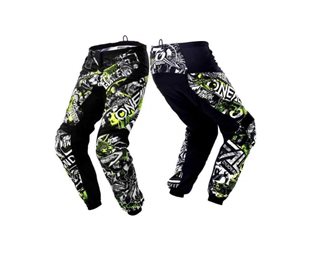 O'Neal Element Pants Men Attack Black/Neon Yellow