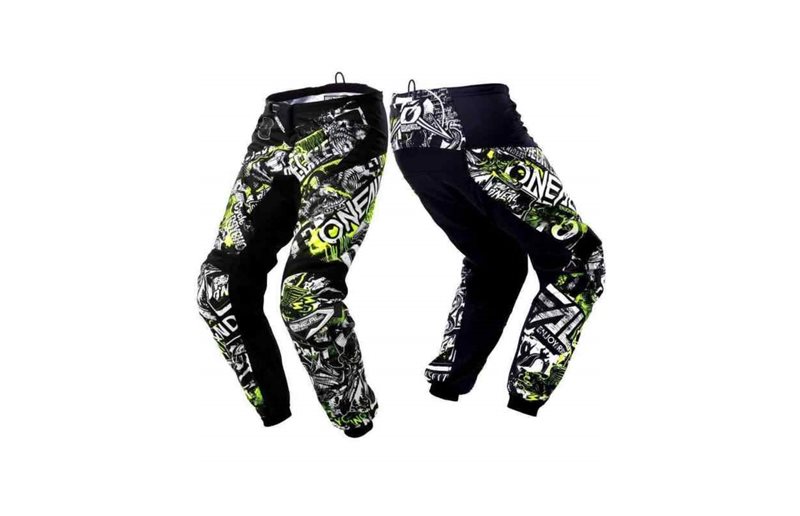 O'Neal Element Pants Men Attack Black/Neon Yellow