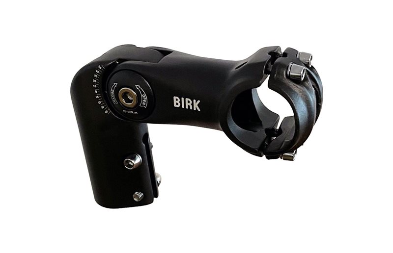 Birk Justerbar Stem Høy 254mm*120 Sort