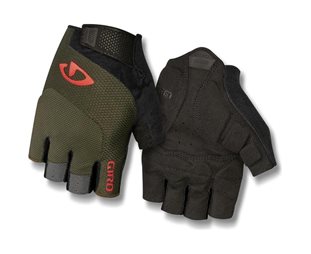 Giro Sykkelhanske Bravo Gel Olive/Oransje