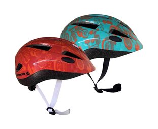 Merida Cykelhjelm Candy Turkis/Orange