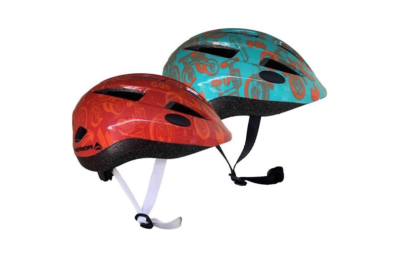Merida Cykelhjelm Candy Turkis/Orange