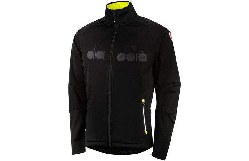 Pyöräilytakki Diadora Firenze Musta/Neon