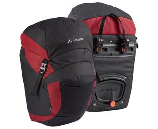 VAUDE OnTour Front Bag Black/Carmine