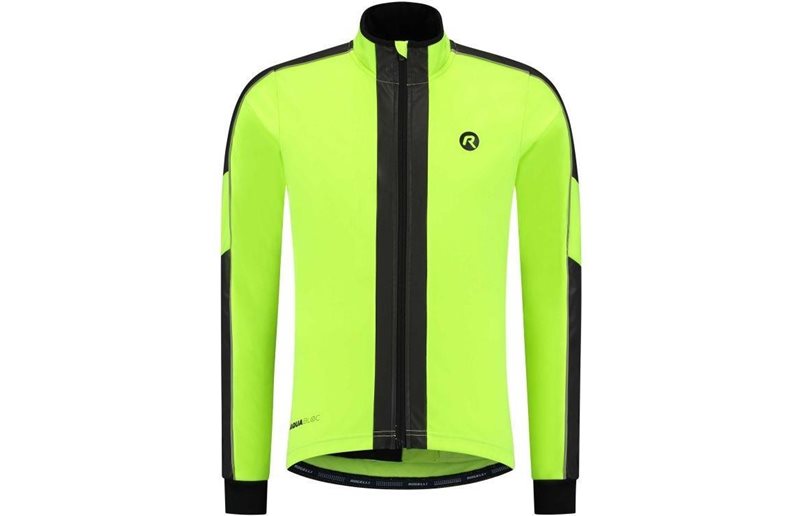 Rogelli Pyöräilytakki Essential Hi Vis Miehet  Keltainen
