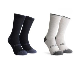 Rogelli Pyöräilysukat Wool 2-kappaleen Unisex Sininen/Harmaa