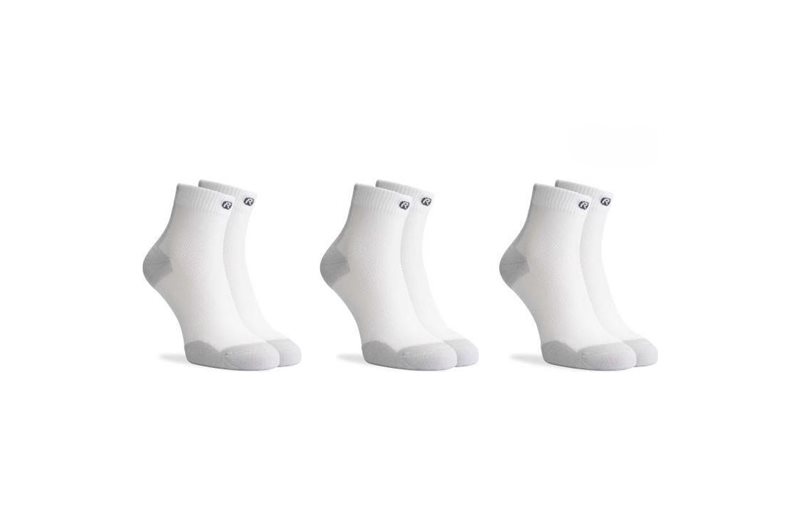 Rogelli Juoksusukat Core 3-kappaleen Unisex Valkoinen