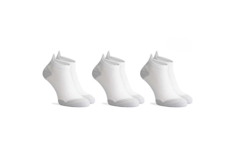 Rogelli Juoksusukat Core No Show 3-kappaleen Unisex Valkoinen