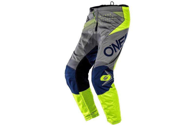 O'Neal Element Pants Youth Factor-Gray/Blue/Neon Yellow