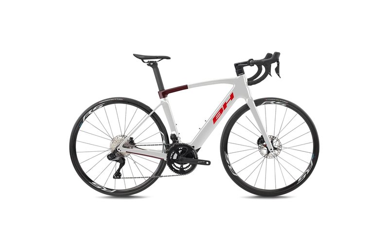 Maantie sähköpyörä BH iRS1 Carbon 1.4 Valkoinen/Punainen