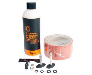 Orange Seal Tubeless Kit Tubeless Kit - Felgteip og Subzero Tetningsmiddel 45 mm