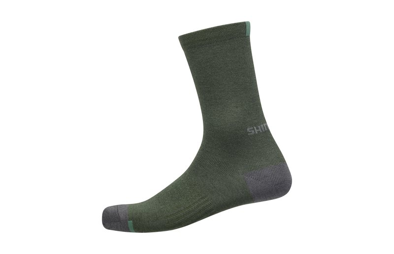 Shimano Pyöräilysukat Performance Wool Socks Dark Olive