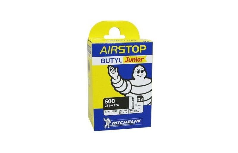 Michelin Cykelslange Airstop Junior D3 28/37-540/541 Racerventil 29 mm