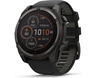 Multisport-älykello Garmin Fenix 8 Sapphire Solar 51 black/black