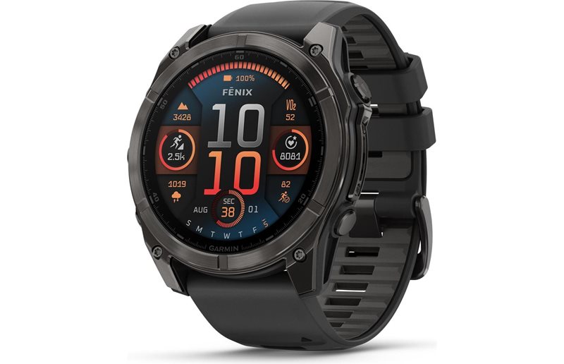 Multisport-älykello Garmin Fenix 8 AMOLED Sapphire 51 black/black