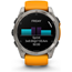 Träningsklocka Garmin Fenix 8 Amoled Sapphire 51mm grey/orange