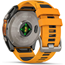 Träningsklocka Garmin Fenix 8 Amoled Sapphire 51mm grey/orange