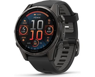 Multisport-älykello Garmin Fenix 8 AMOLED Sapphire 43 black/black
