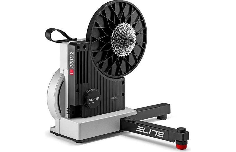 Elite Cykeltrainer Justo 2 Smart Trainer Silver/Svart