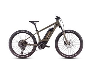 Lasten sähköpyörä Cube Acid 240 Rookie SLX 500Wh Dustyolive/Gold 24"