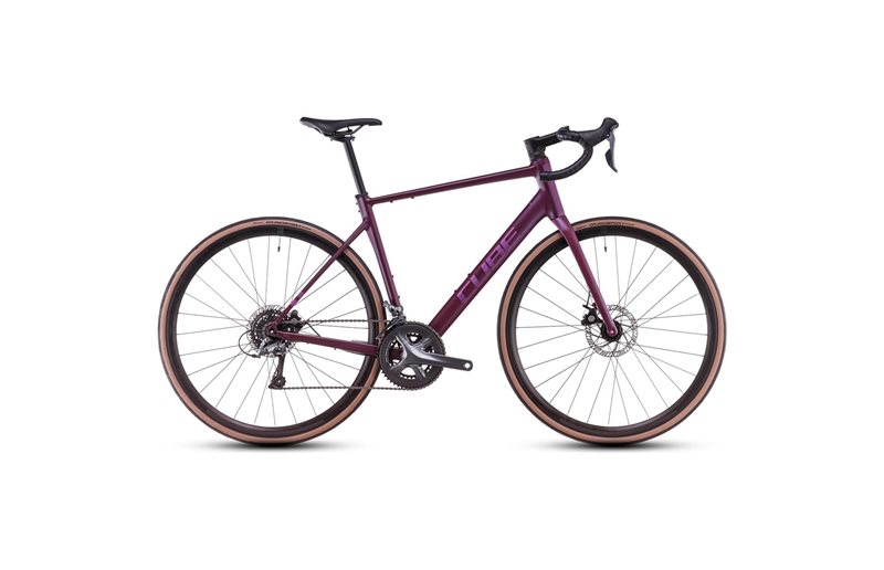 Maantiepyörä Cube Comfort Attain Pro Hyperpurple/Helio