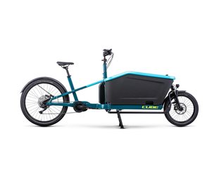 Sähkötavarapyörä Cube Cargo Sport Dual 1000Wh Blue/Lime