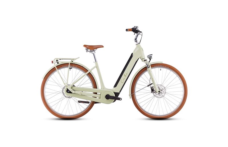 Naisten sähköpyörä Cube Ella 500Wh Matchagreen/Green