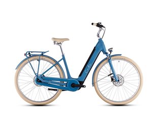 Cube Elcykel Dam Ella Hybrid 500Wh Sphereblue/Creme
